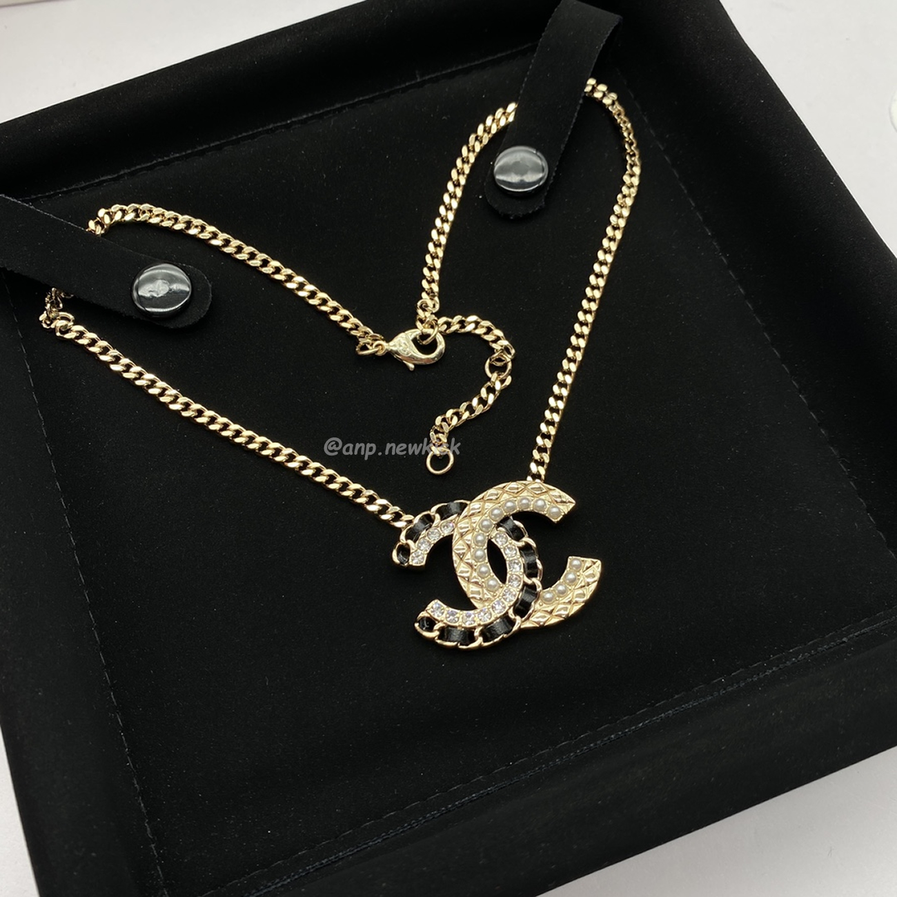 Chanel Pre Owned Cc Diamond Pendant Necklace (14) - www.newkick.vip